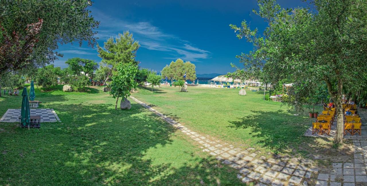 Armenistis Camping & Bungalows 萨尔蒂 外观 照片