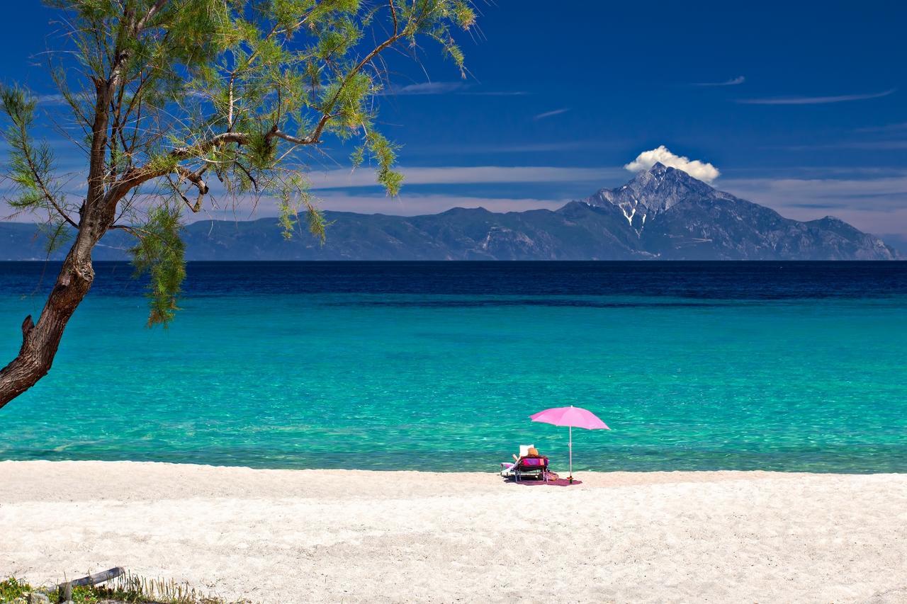 Armenistis Camping & Bungalows 萨尔蒂 外观 照片